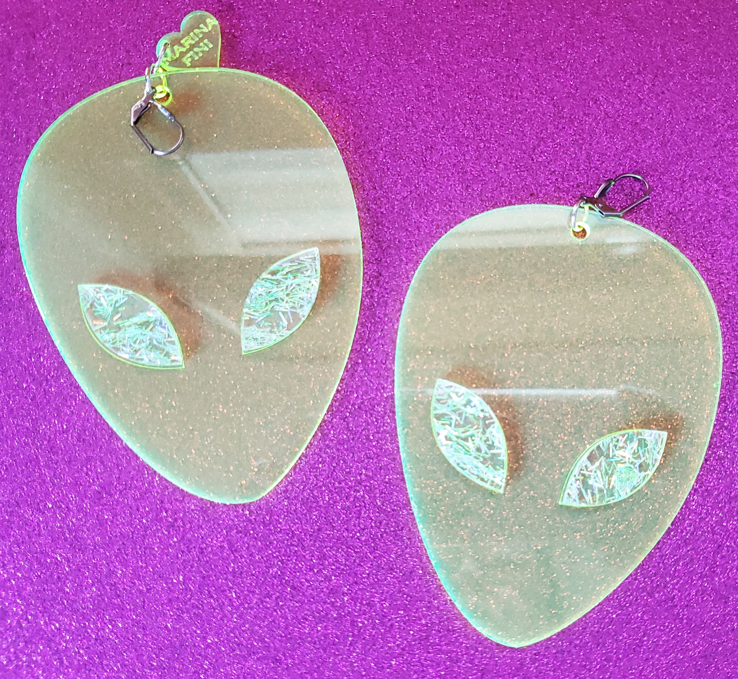 Alien Earrings - 2 colors available