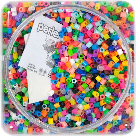 Perler Beads Assorted Multicolor Fuse Beads